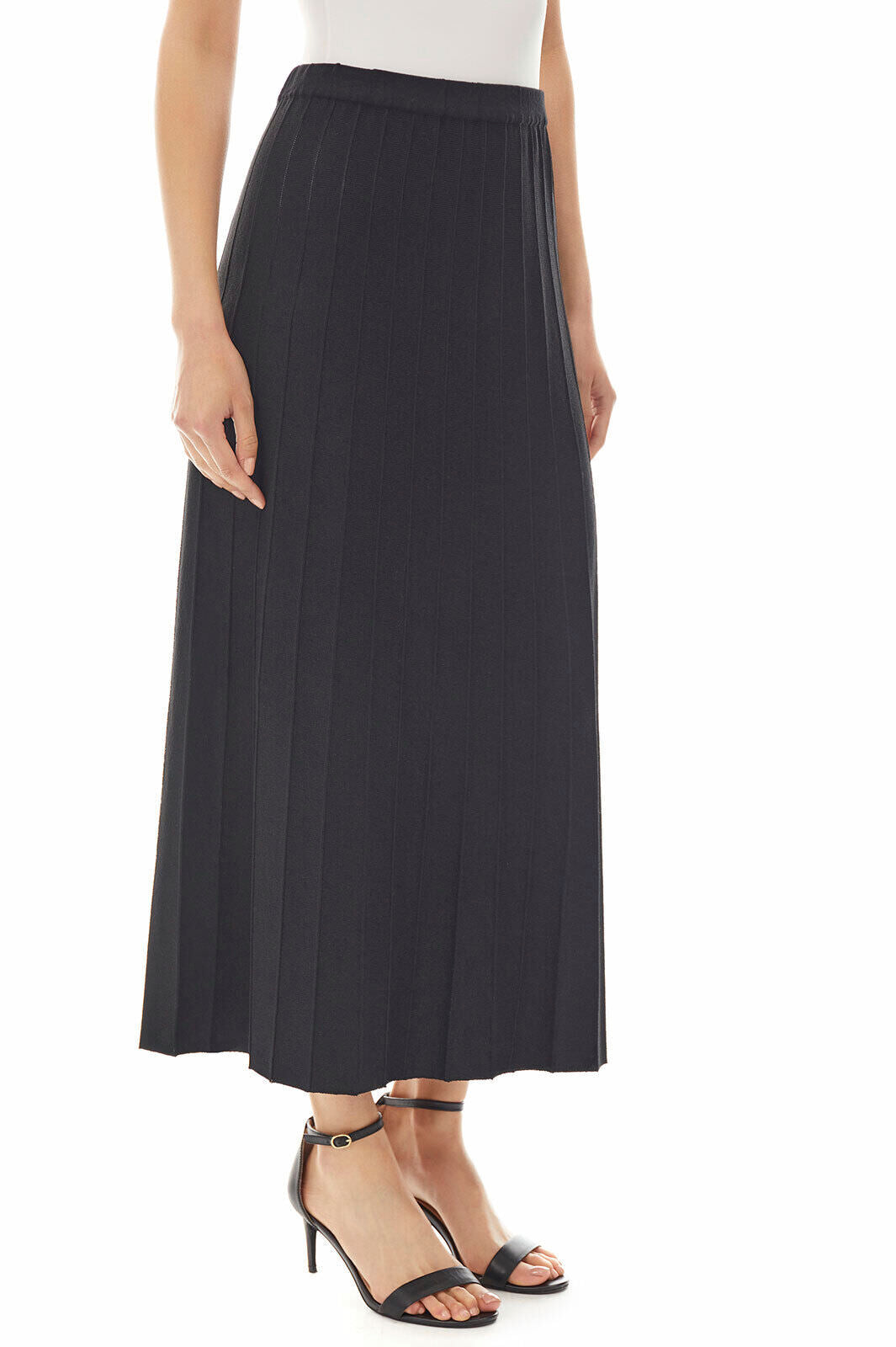 JNGSA Women's Pleated Maxi Skirts High Waist Ruched Soild Color Vintage  Loose Beach Wrap Long Skirt Summer Flowy Skirts for Party Black -  Walmart.com